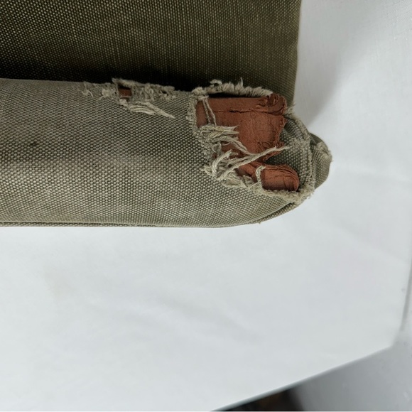 WWII 1940’s US Army Herkert Meisel Trunk Co Security Canvas and Leather Mail Bag - Picture 12 of 16